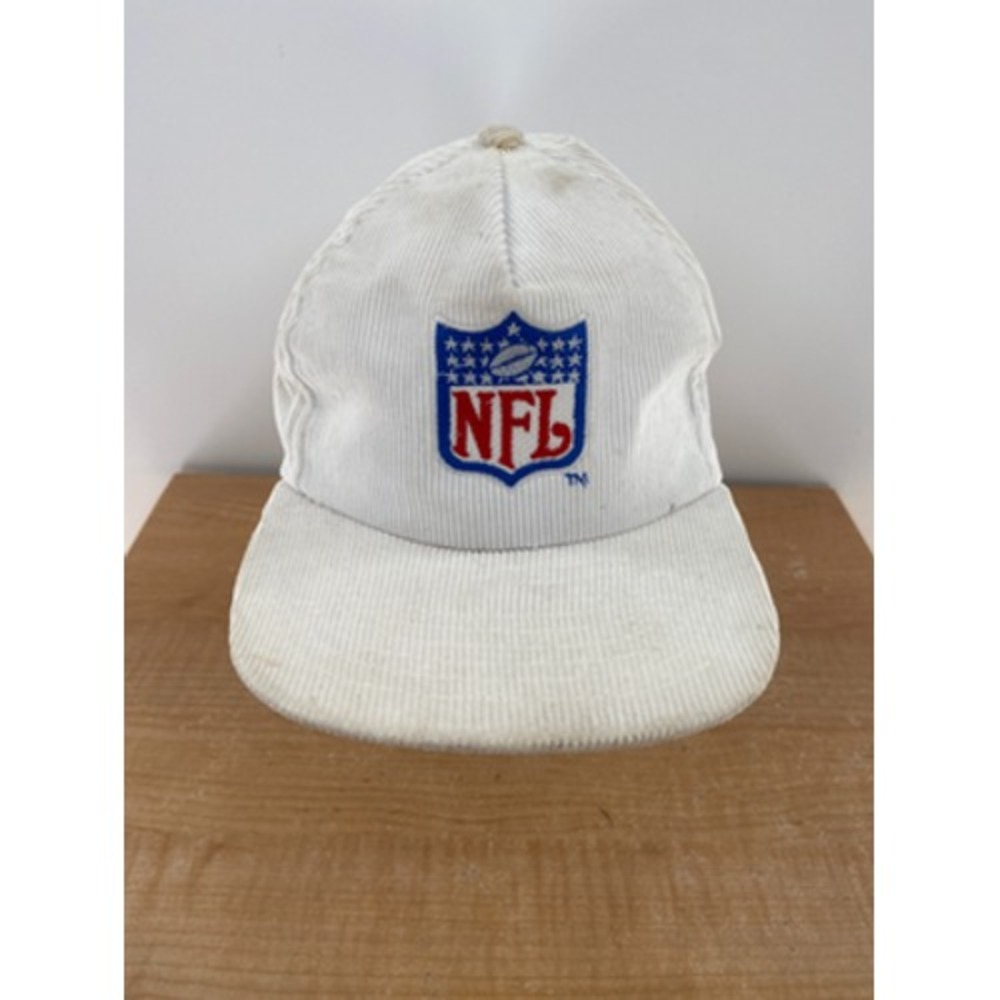 NFL Hat Starline Men's Adjustable White Corduroy Vintage Snapback